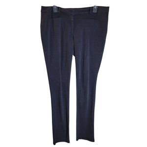 She Said Womens Size 12 Gray Solid Trouser Dress Pants